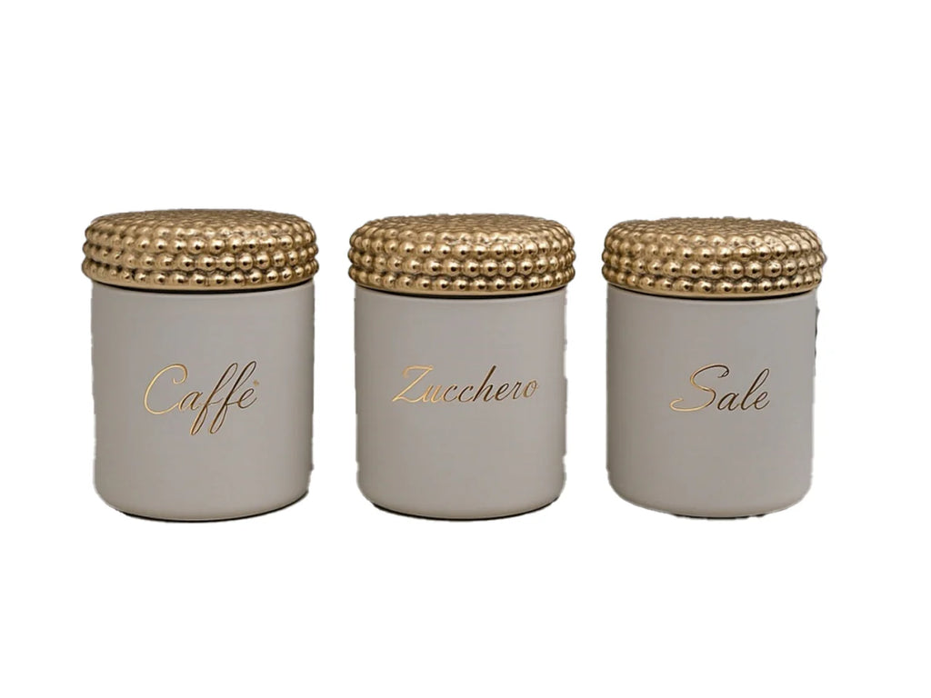 Tris Barattoli in ceramica