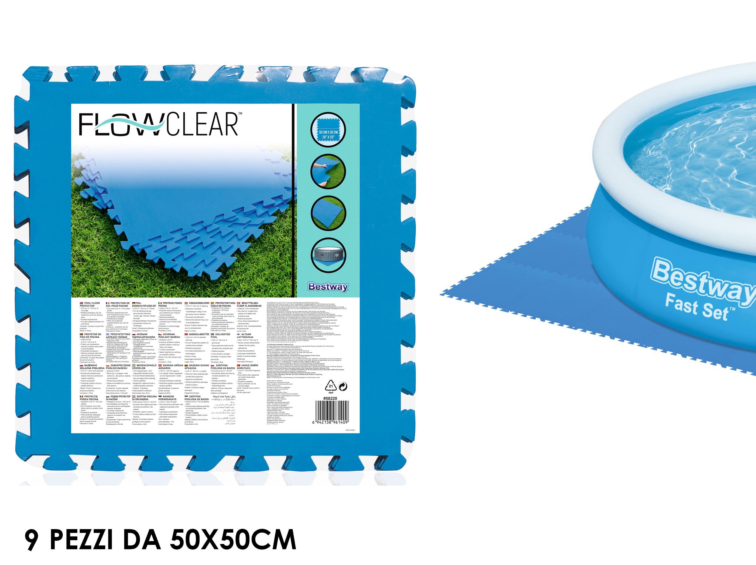 Base per piscina
