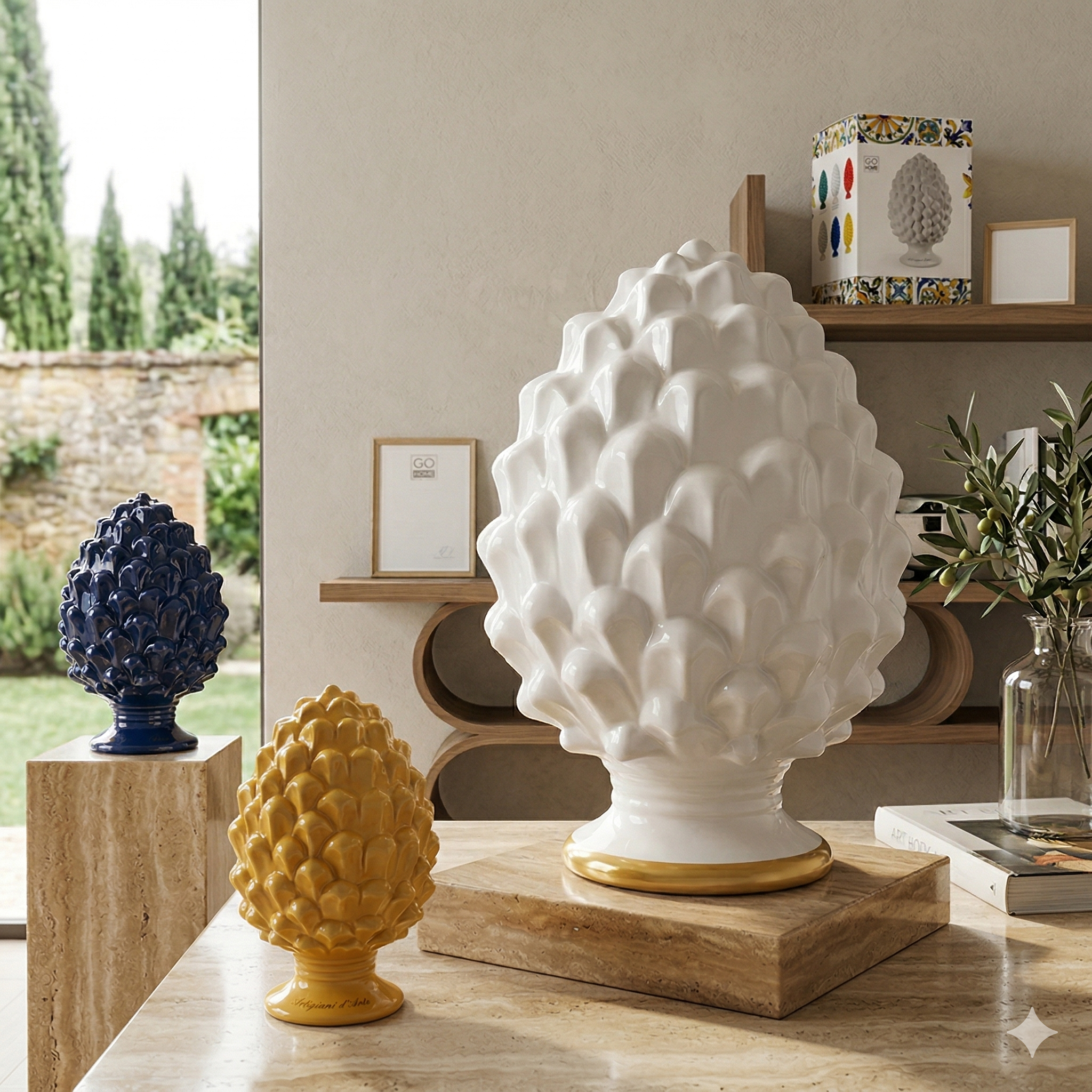 Pigna in ceramica