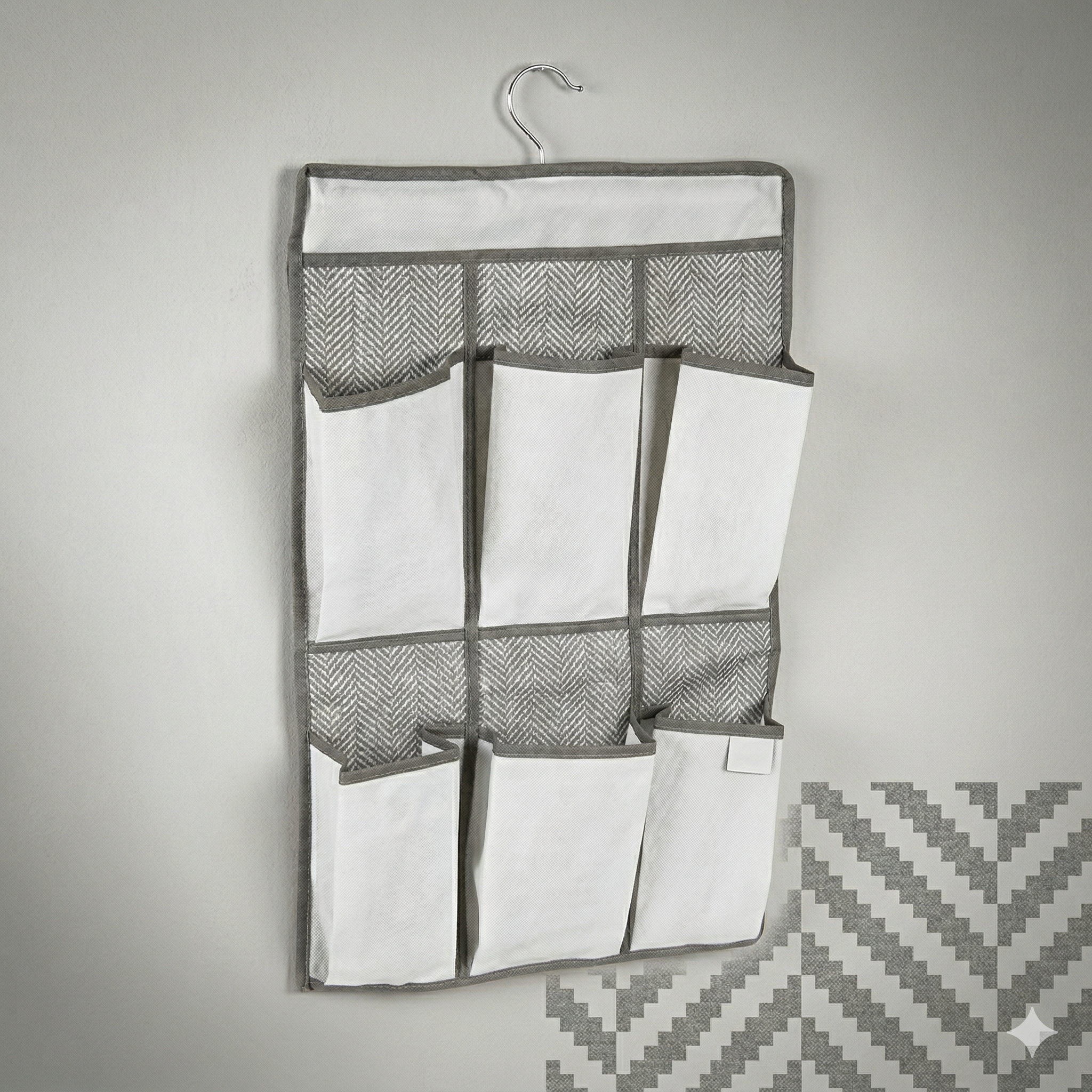 Organizer in tessuto