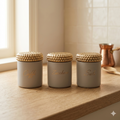 Tris Barattoli in ceramica