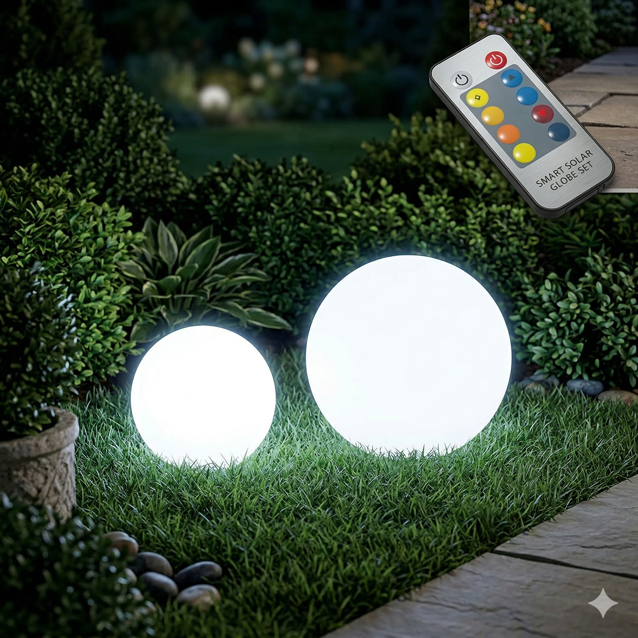 Lampada sfera solare