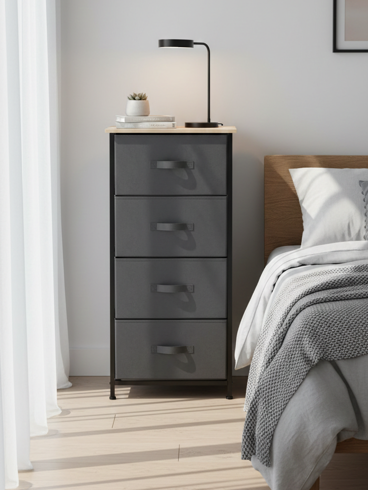 Cassettiera legno/metallo