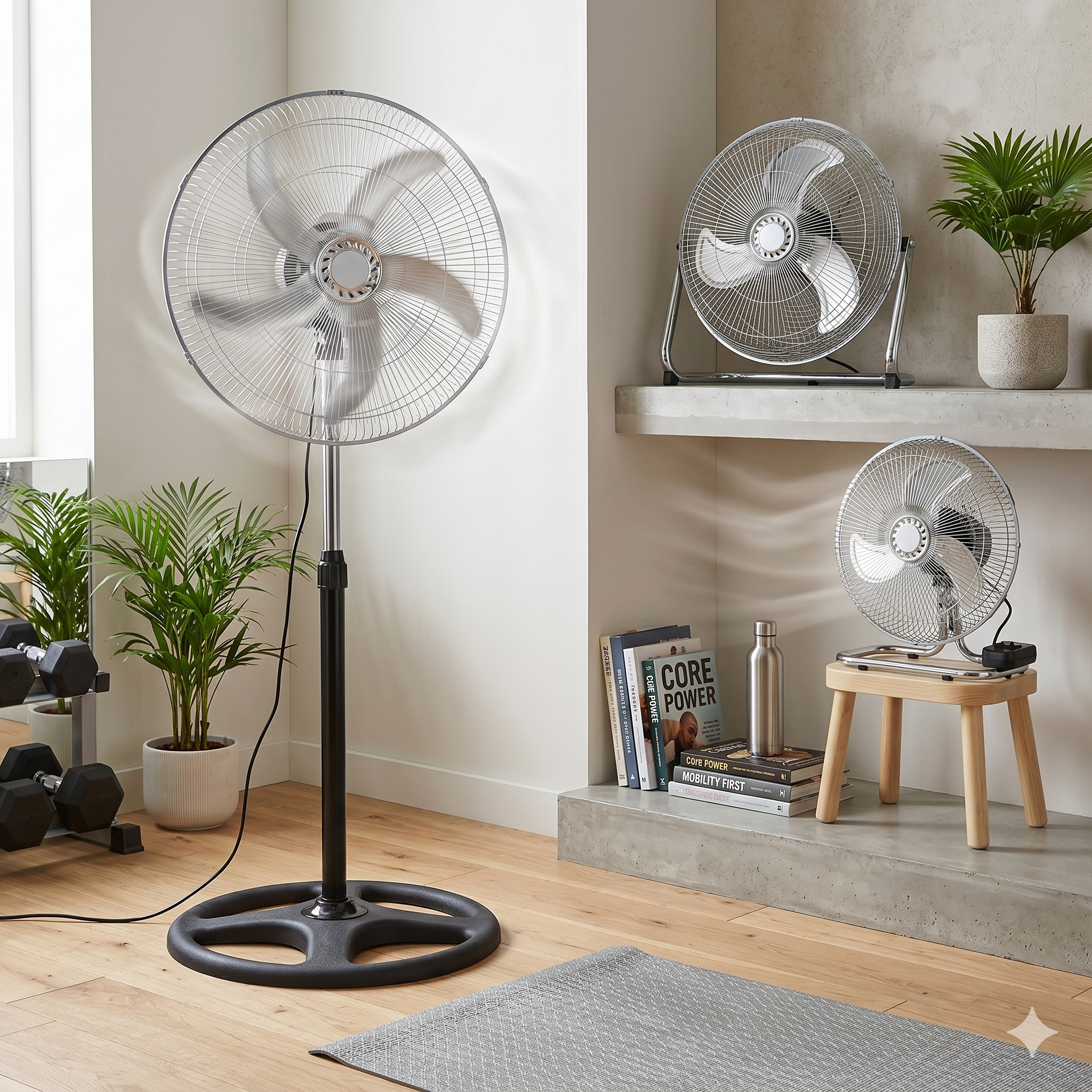 Ventilatore a piantana 3in1