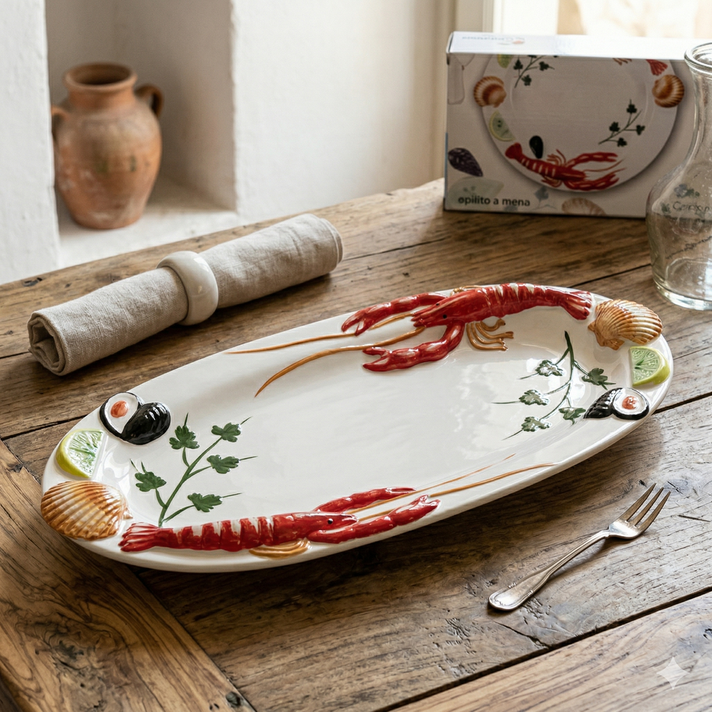 Vassoio in ceramica