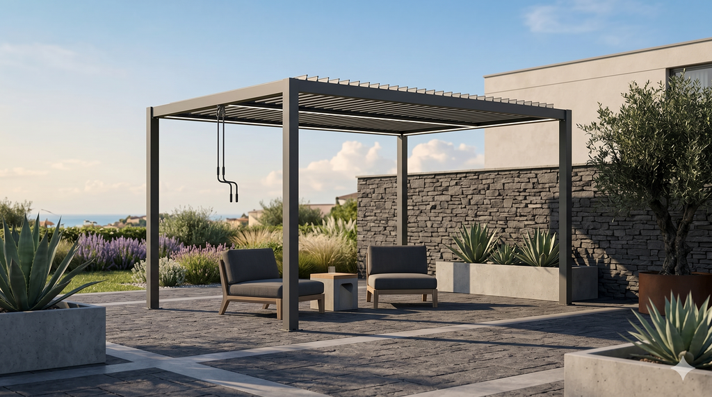 Gazebo pergolato bioclimatico 3x4