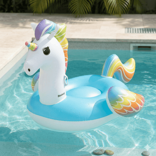 Gonfiabile unicorno - Mc La Fonte del Risparmio